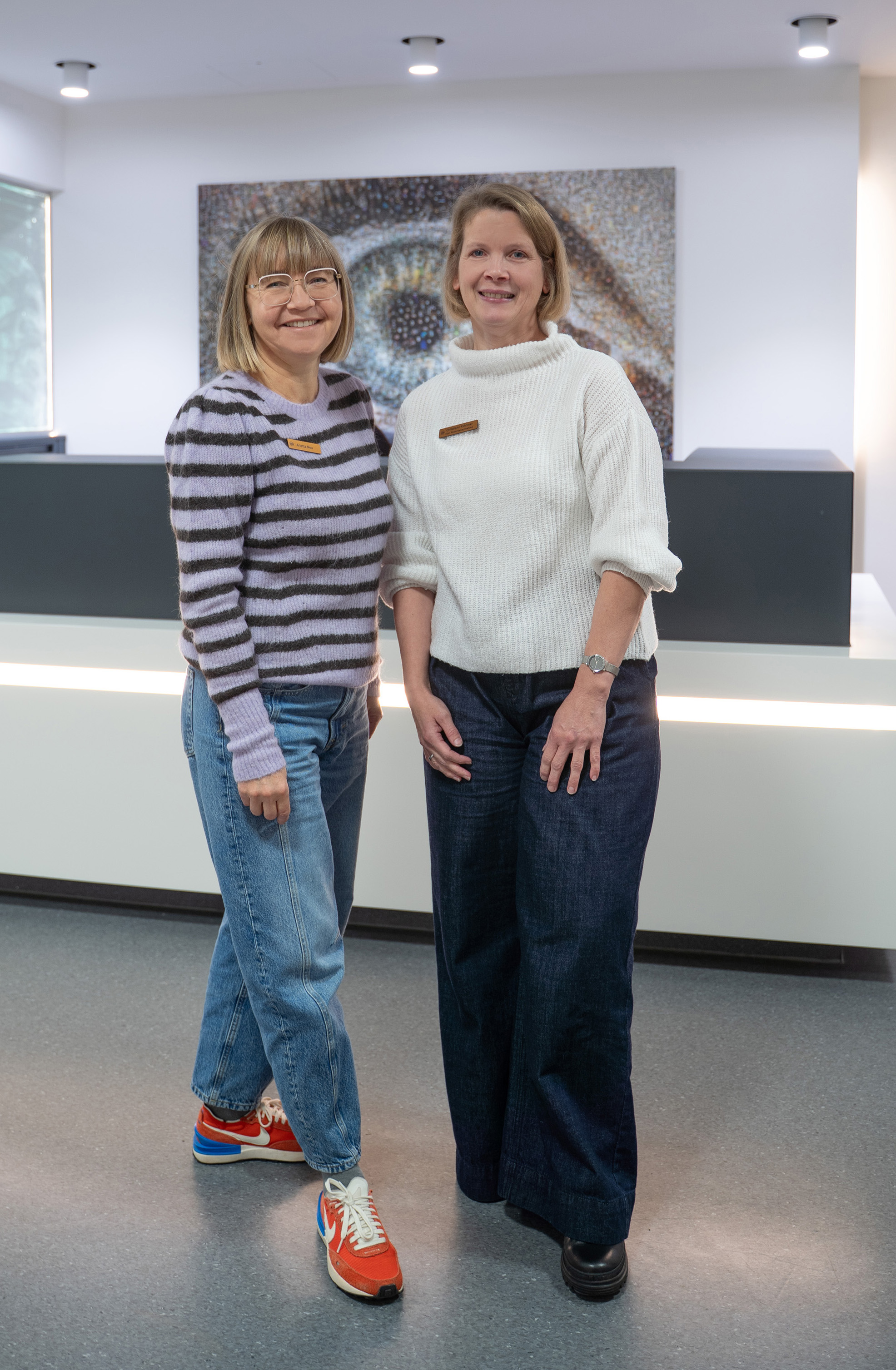 Frau Arletta Neu und Frau Christiane Klöckner