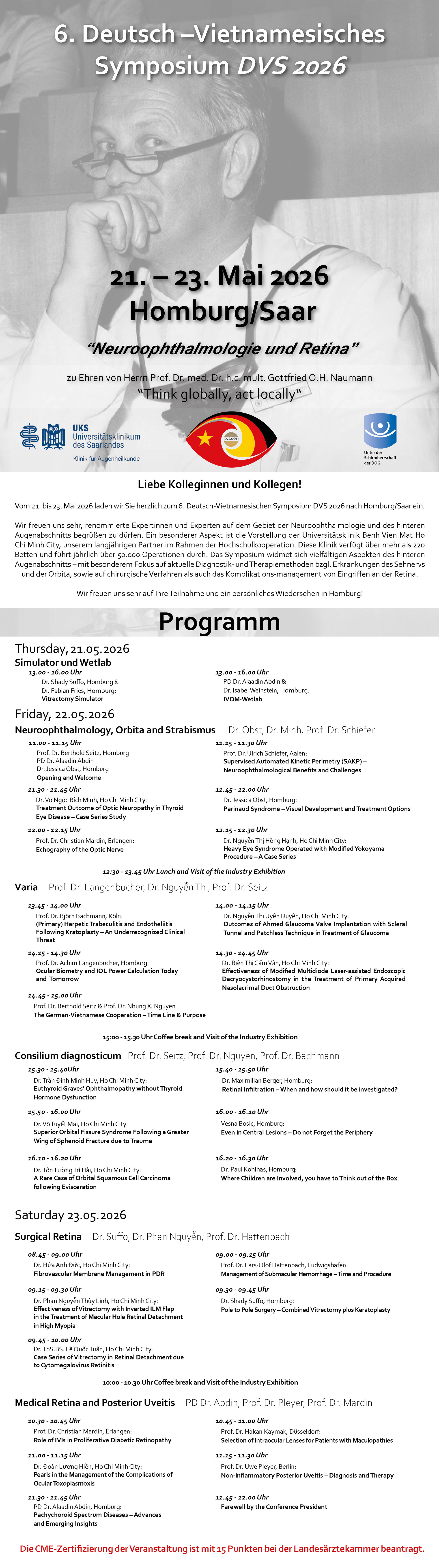 6. Deutsch –Vietnamesisches  Symposium DVS 2026