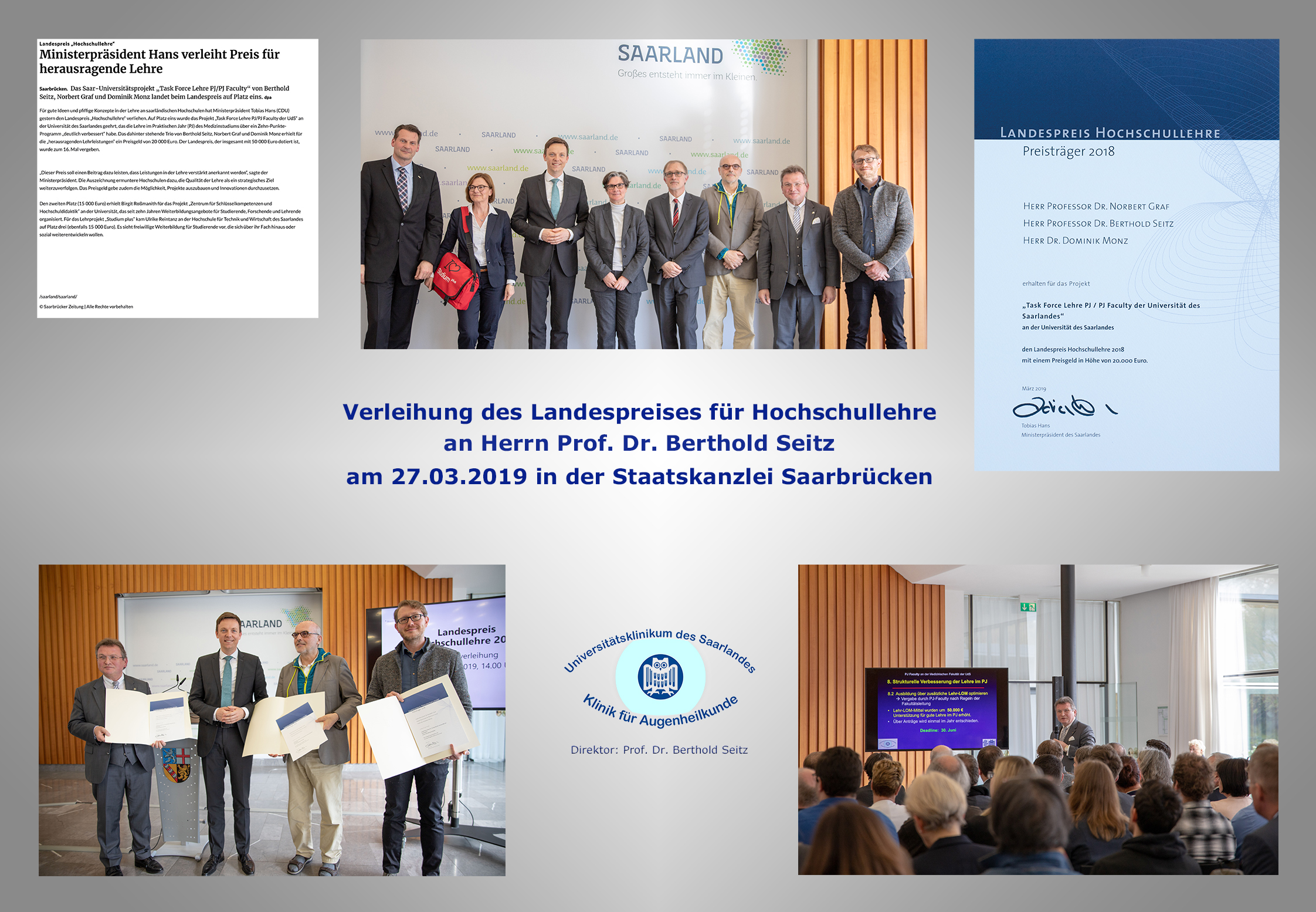 Innovative teaching concepts of the medical faculty awarded